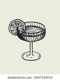 Vetor desenhado à mão doodle esboço conjunto com limões, coquetéis cítricos e garrafa de limoncello em estilo mediterrâneo vintage. Ilustração de comida e bebida de verão italiana, coleção dolce vita.