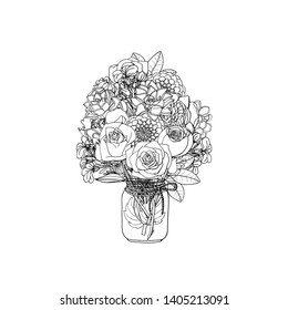 Hand drawn doodle style. isolated on white background. stock vector illustration