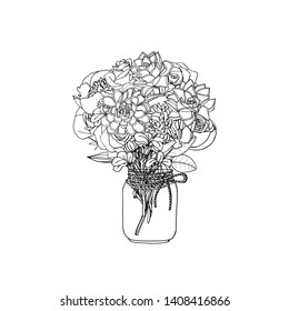 Hand drawn doodle style. isolated on white background. stock vector illustration