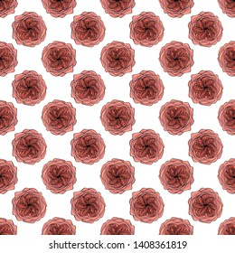 Hand drawn doodle style seamless pattern. white background. stock vector illustration