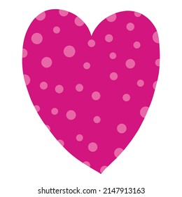 Hand drawn doodle tribal heart. Design element for Valentines day or wedding date on white background.
