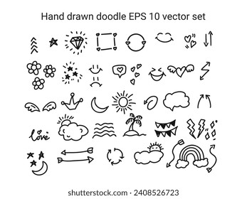 Hand drawn doodle Vector EPS 10