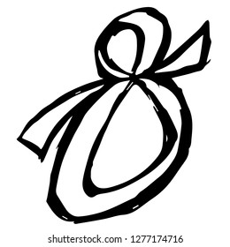 Hand Drawn or Doodle Vector Illustration of Number 8 on Isolated Background. Graphic Design for T-shirt, Poster, Card, Template, and more