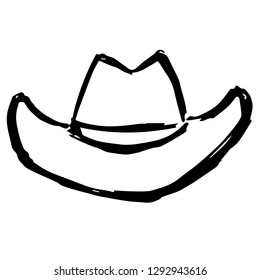 Hand Drawn or Doodle Vector Illustration of Hat or Cap on Isolated Background. Graphic Design for T-shirt, Poster, Card, Template, and more