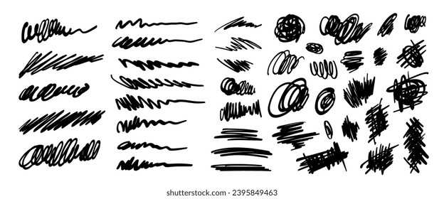 Hand drawn doodle vector set. Collection of cute hand drawn doodle.