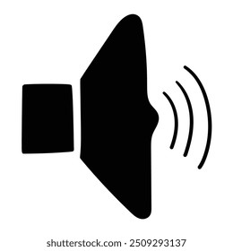Dibujado a mano doodle icono de volumen aislado sobre fondo blanco. Ilustración vectorial.