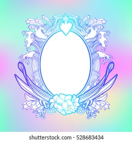 Hand drawn doodles frame in surf style. SURF LOVE PEACE. This Emblem in comic style can be used as patch, sticker design, as print on T-shirts.Vector hipster insignia on vanilla glitch background.. 