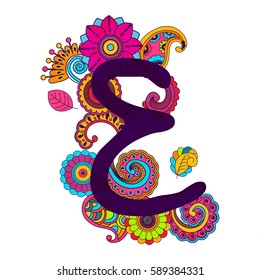 Hand Drawn Doodling Alphabet