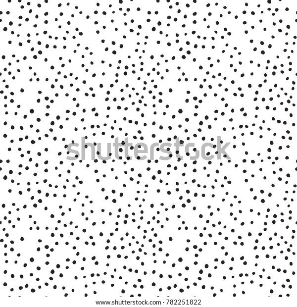 Hand Drawn Dots Pattern Doodle Seamless Stock Vector (Royalty Free ...