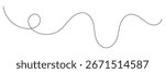 Hand drawn dotted line vector set. Wavy Dotted Line. Wavy, waving billowy zig-zag, criss cross dashed lines. Decorative Swirl line vector illustrator