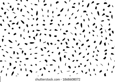 Hand drawn dotted seamless pattern with short brushstrokes. Texture for print, wallpaper, home decor, spring summer fashion fabric, textile, invitation background, paper