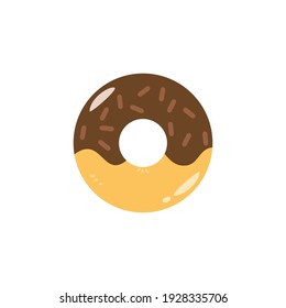 
hand drawn doughnut doodle colorful illustration