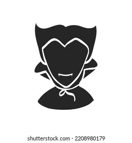 Hand drawn Dracula vector illustration