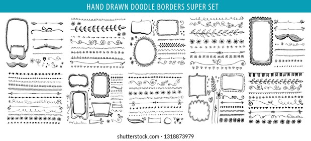 hand drawn draw straight outline edge vector design element set template for calling or reception cardboard makeup line classic white vegetation bloom nails crowd fingers isolated make black abstract