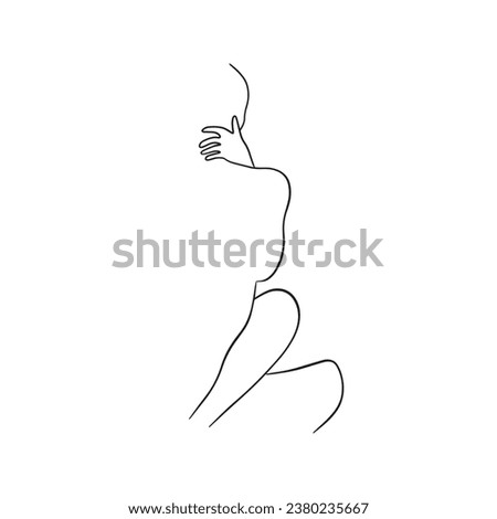 Hand drawn drawing illustration outlined one line art love couple minimalist vector sketch romantic erotic hug sensuality simple sex romance partner union body together relation lover abstract kiss
