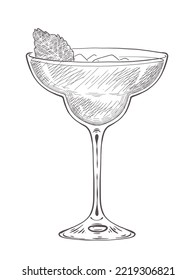 Vector de vidrio extraído a mano.