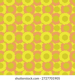 Hand drawn dry brush circle with seamless pattern, Suit for package design, wallpaper, fashion print, Housing wallpaper, arty-crafty. 