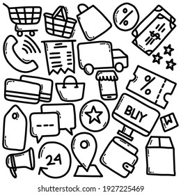 Hand Drawn E commerce Icons