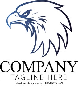 Hand drawn Eagle head, Eagle mascot for t-shirt, Sport wear ,logo, emblem graphic, athletic apparel stamp.