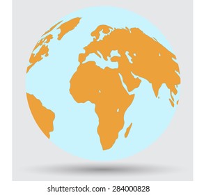 Hand drawn earth