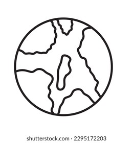 Hand drawn earth,earth day,vector illustration eps10