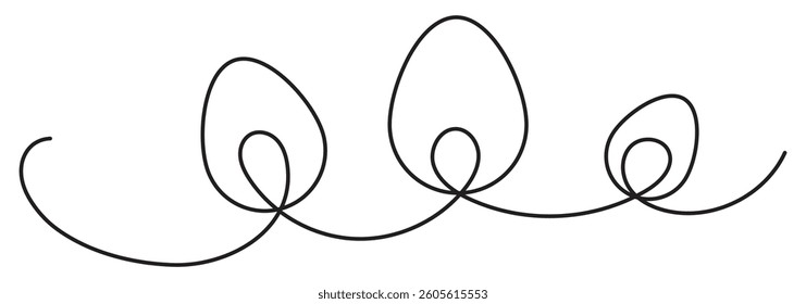 Hand drawn easter egg decoration cartoon doodle design eps 10 