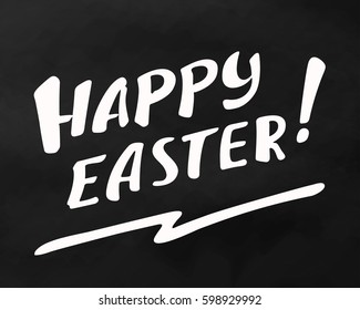 Hand drawn Easter lettering
