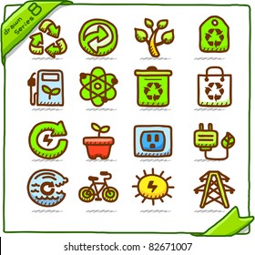 Hand drawn Eco Icon