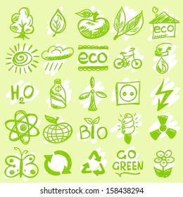 Hand Drawn Eco Icons