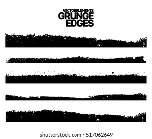 Hand drawn edges pattern background vector illustration set
Set of grunge and ink stroke lines. vector template - easy to use
