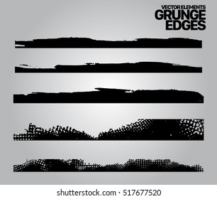 Hand drawn edges pattern background vector illustration set
Set of grunge and ink stroke lines. vector template - easy to use