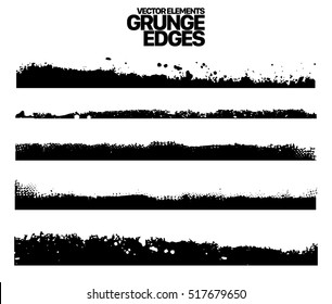 Hand drawn edges pattern background vector illustration set
Set of grunge and ink stroke lines. vector template - easy to use