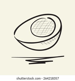Hand drawn egg illustration 