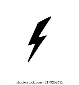 Elemento de iluminación eléctrica dibujado a mano. Comic doodle sketch style. Tornillo para flash, icono de concepto de energía. Ilustración del vector