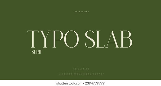 Hand drawn elegant alphabet letters font and number. Classic Lettering Minimal Fashion Designs. Typography modern Sen serif fonts regular decorative vintage concept. vector illustration