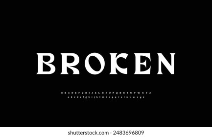 Hand drawn elegant alphabet letters font and number. Classic Lettering Minimal Fashion Designs. Typography modern serif fonts regular decorative vintage concept.