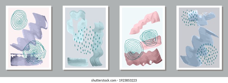 Hand drawn elegant posters vector collection. Watercolor stains texture. Japanese style prints. Stylish artwork layouts. Scribble elements. Hand drawn elegant posters vector collection. Watercolor stains texture. Japanese style prints. Stylish artwork layouts. Scribble elements.