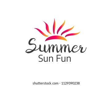 Rising Sun Solar Logo Design Stock Vector (royalty Free) 1638118993 