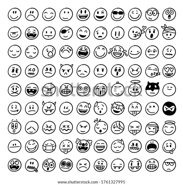 Paste white black copy emoji and Block Symbols