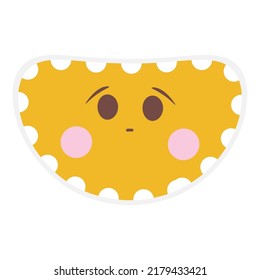 Hand drawn emoji with expression