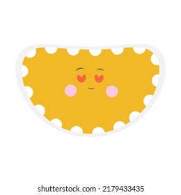 Hand drawn emoji with expression