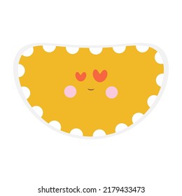 Hand drawn emoji with expression