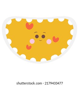 Hand drawn emoji with expression