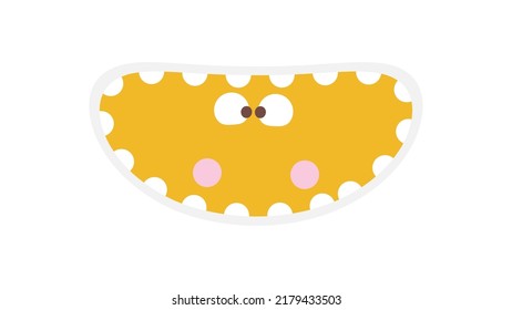 Hand drawn emoji with expression