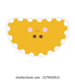 Hand drawn emoji with expression