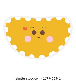 Hand drawn emoji with expression