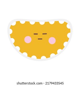 Hand drawn emoji with expression