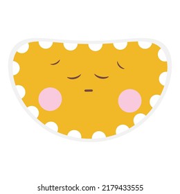 Hand drawn emoji with expression