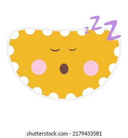Emoji dibujado a mano con expresión