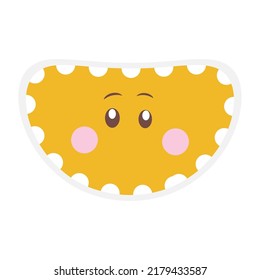 Hand drawn emoji with expression